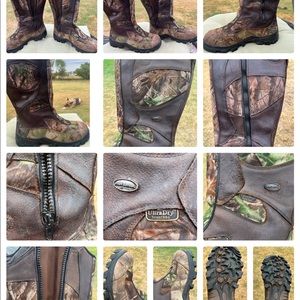 Irish Setter Vaprtek Waterproof Snake Boots Excellent Condition Size 10.5